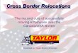 Cross Border Relocations Customs Regulations