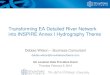 Transforming EADRN into INSPIRE Hydrography