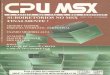 Revista CPU MSX AMIGA - No. 35 - 1988