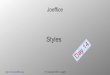 Joeffice, Day 14: Styles