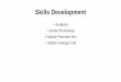 Skills Development Advanced Portfolio 2014