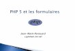 Gestion de formulaires en PHP