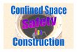 Confined Space Entry In Construction