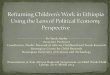 Reframing Children’s Work in Ethiopia Using the Lens of Political Economy Perspective
