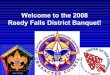 Reedy Falls District Awards Banquet 01/30/09