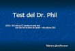 TEST DEL Dr. PHIL (Psicólogo)