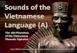 Sounds of the vietnamese language (a)