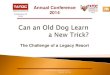 Alain Carr - Can an old dog learn new tricks?