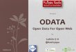 OData - Open Data For Open Web