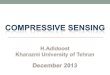 Introduction to Compressive Sensing (Compressed Sensing)