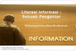 Literasi informasi : sebuah pengantar