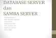 Database dan Samba Server