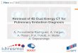 Retrieval of 4D Dual Energy CT for Pulmonary Embolism Diagnosis