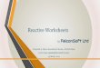 Reactive Worksheets presentation @ Silicon Roundabout - London FinTech Week