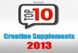 Top 10 Creatine Supplements 2013