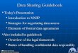 Data Sharing Guidebook