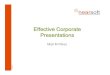 Effective corporate presentations Ejemplo matt perez nov 2011