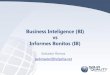 Bi vs ib   business intelligence vs informes bonitos