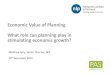 Matthew Spry, NLP: What role can planning play in stimulating economic growth?