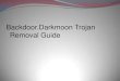 Backdoor.darkmoon trojan removal guide