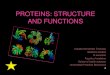 Proteins: structure and functions