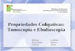 Propriedades Coligativas: Tonoscopia e Ebulioscopia