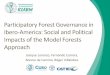 Model Forests, Social and political impacts, by Josique, IUFRO World Congress