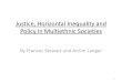 Frances Stewart - Justice, horizontal inequality and policy in multiethnic societies
