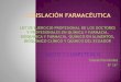 Legislación farmacéutica ambito y competencia