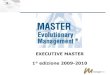 Presentazione Master Evolutionary Management