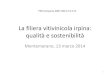 La filiera vitivinicola irpina - Qualità e sostenibilità - A.Ruocco /2