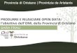 Produrre e Rilasciare Open Data: l'obiettivo dell'OML della Provincia di Oristano