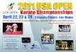 USA National Karate Federation poster