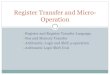 Register transfer and micro operation