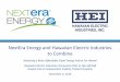 NextEra Energy and Hawaiian Electric Industries to Combine (December 2014)