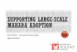 Keynote presentation - Supporting Large-Scale Mahara Adoption (MahDE14)