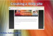 Web Page Creation using weebly