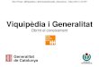 35a sessió web. Viquipèdia i Generalitat, obrint el coneixement. Àlex Hinojo