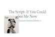 The Script- If You Could See Me Now: Analysis