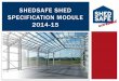 Shed Specification Module 2014-2015