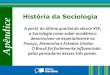 História da sociologia