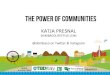 TBDI2014: Power of communities