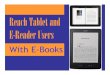 Reach Tablet and e-Reader Users with E-books