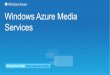 Windows Azure Media Services