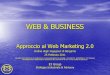 Approccio al web marketing convegno web & business
