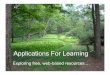 Applications For Learning