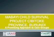 Mabayi Child Survival Project-Care Groups_5.3.12