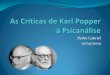 As cr­ticas de Karl Popper