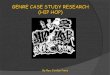 Genre case study research (rap & hip hop) ryo panis 1