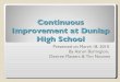 High School Continuous Improvement Presentation